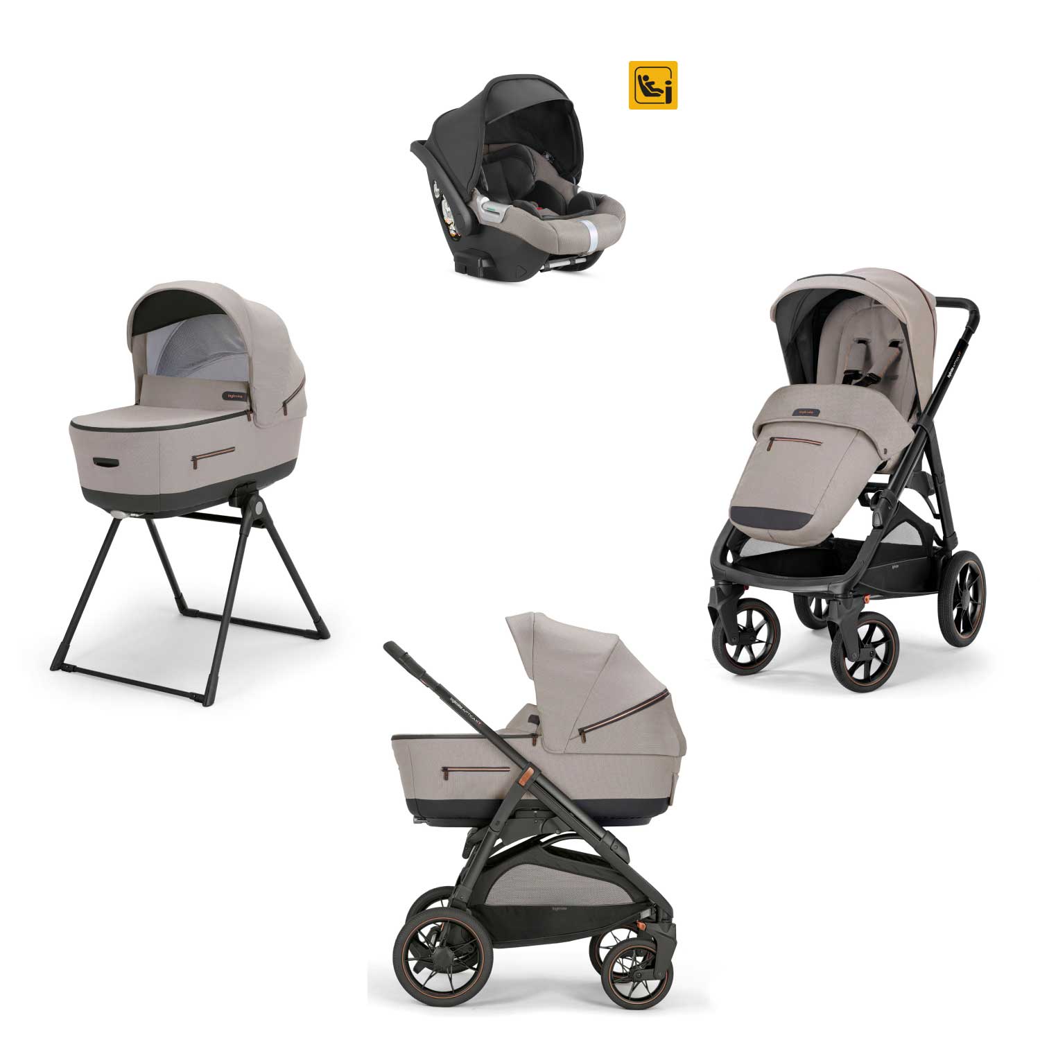 Inglesina - Trio Aptica XT Con Seggiolino Auto Darwin Isize