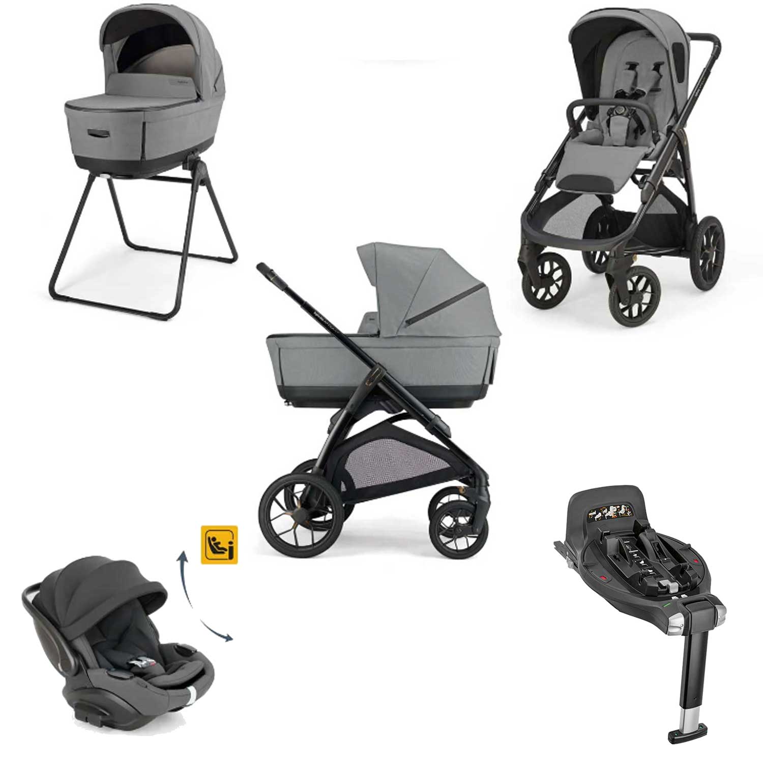 Inglesina - Trio Aptica XT 2026 Con Darwin Evo Recline Isize+ Base Auto Darwin 360