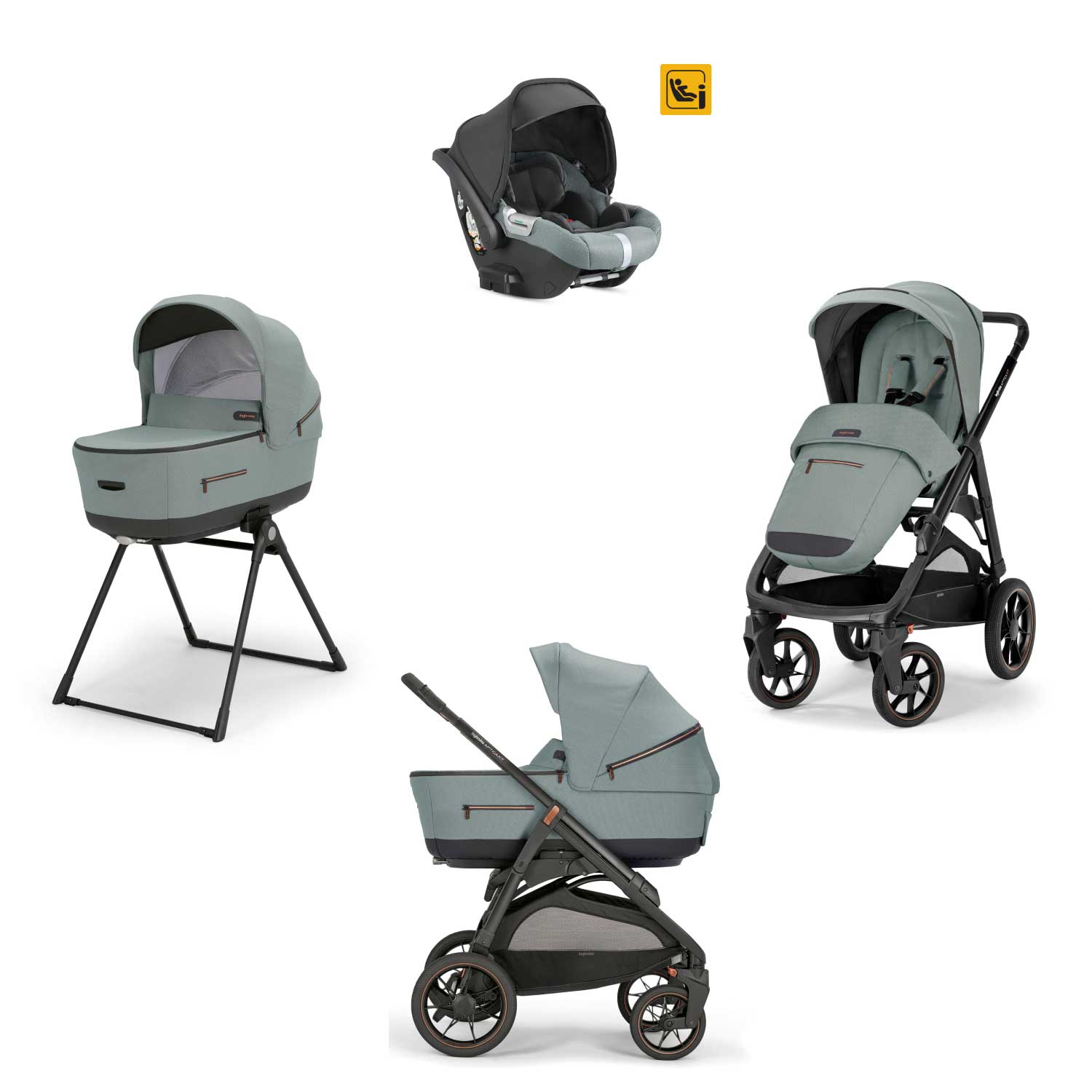 Inglesina - Trio Aptica XT Con Seggiolino Auto Darwin Isize