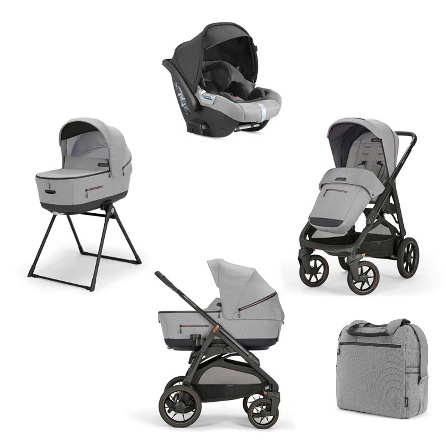 Inglesina - Trio Aptica XT System Quattro con Cab compreso Telaio + Omaggio Borsa Day Bag + Omaggio Valigetta "Kit Mamma 2023"