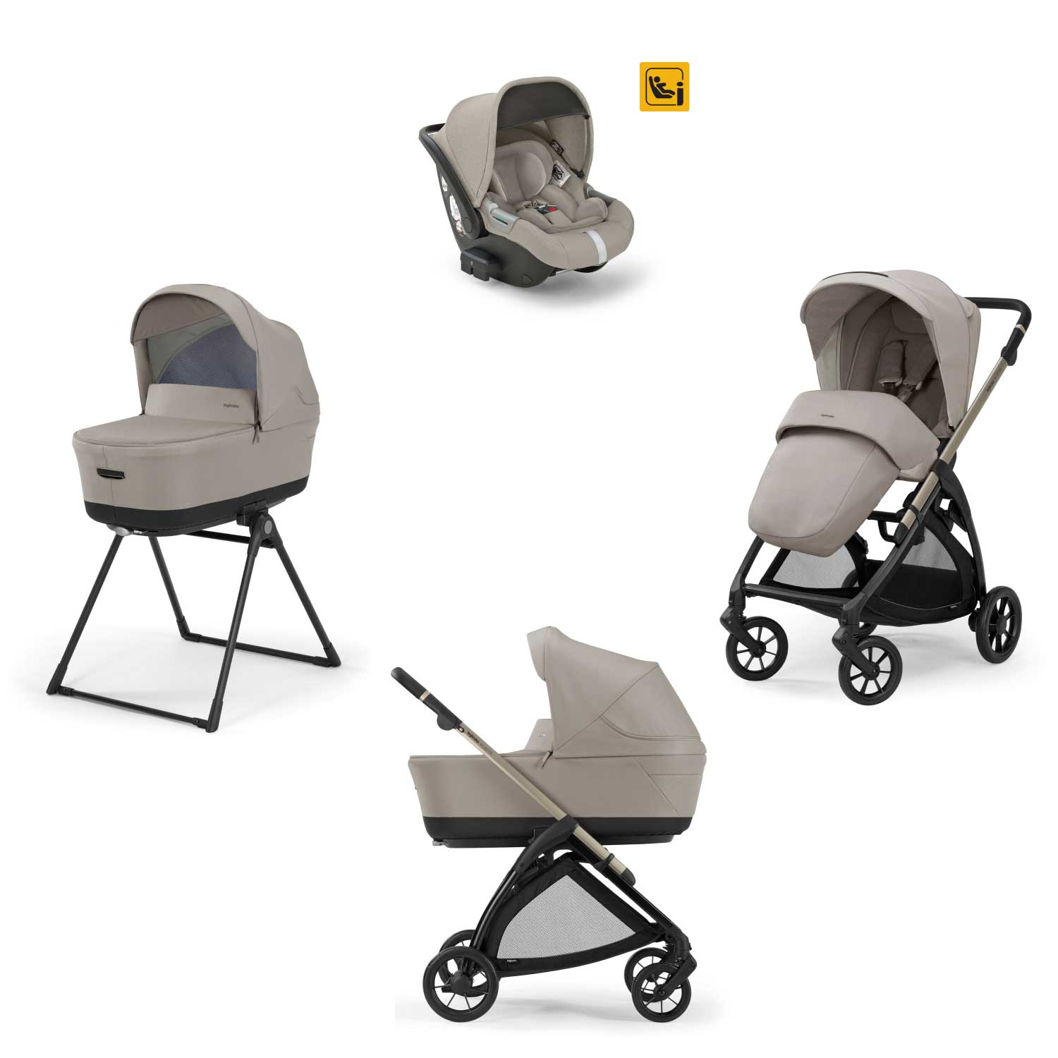 Inglesina - Trio Electa Con Seggiolino Auto Darwin Isize