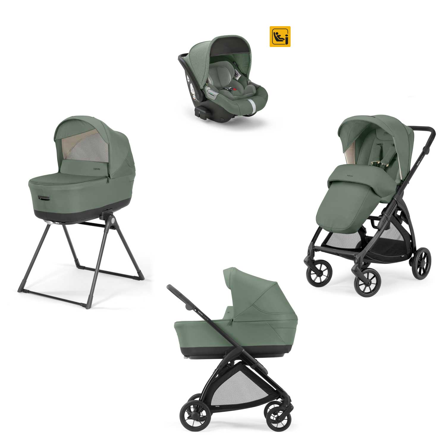 Inglesina - Trio Electa Con Seggiolino Auto Darwin Isize