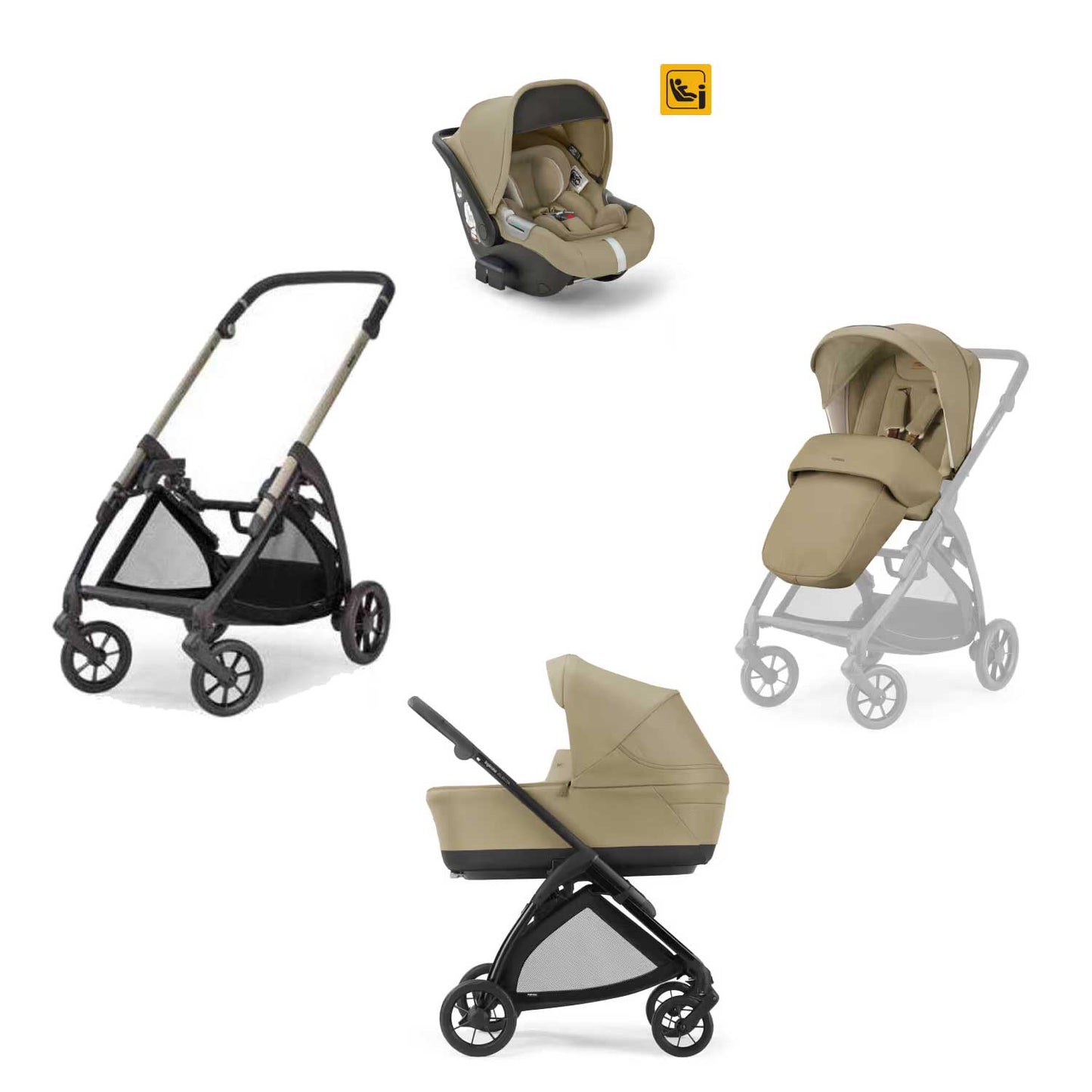 Inglesina - Trio Electa Con Seggiolino Auto Darwin Isize