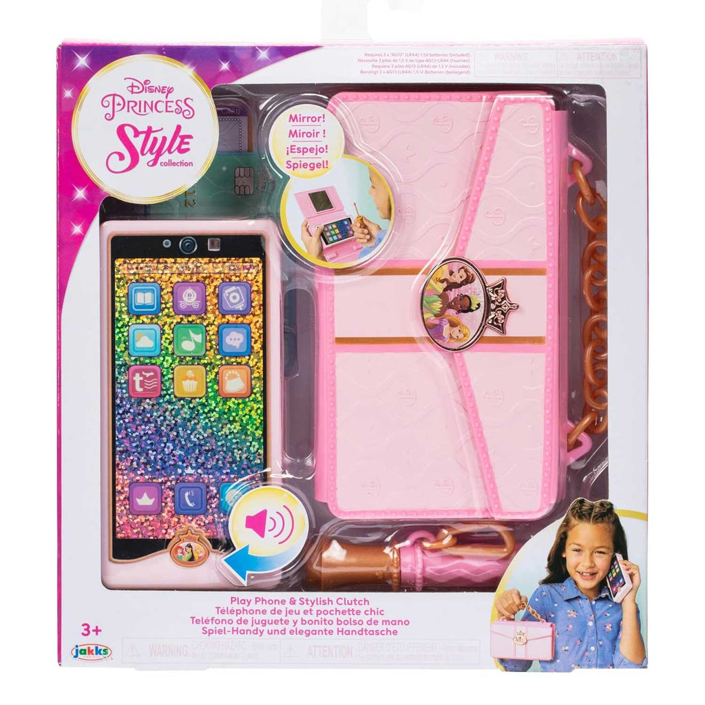 Jakks - Disney Princess Style Collection: Smarphone Con Custodia E Accessori