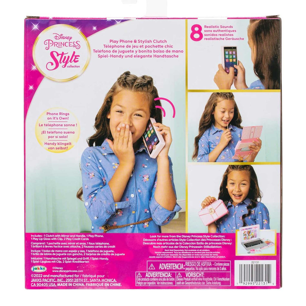 Jakks - Disney Princess Style Collection: Smarphone Con Custodia E Accessori