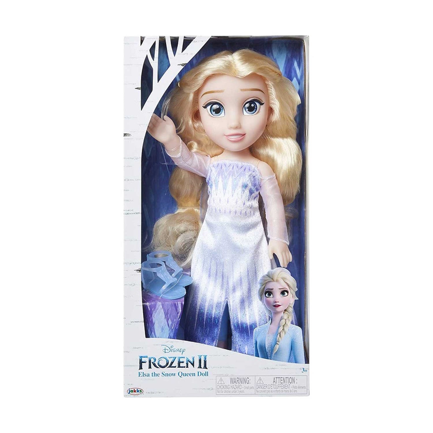 Jakks - Frozen 2 Bambola Elsa Snow Queen 38 Cm