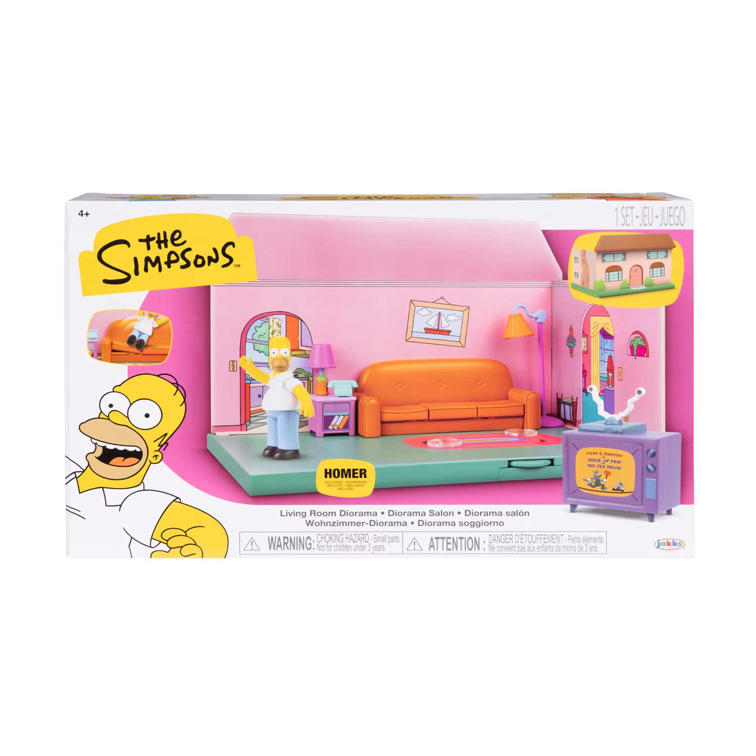 Jakks - The Simpsons Playset Casa Simpson