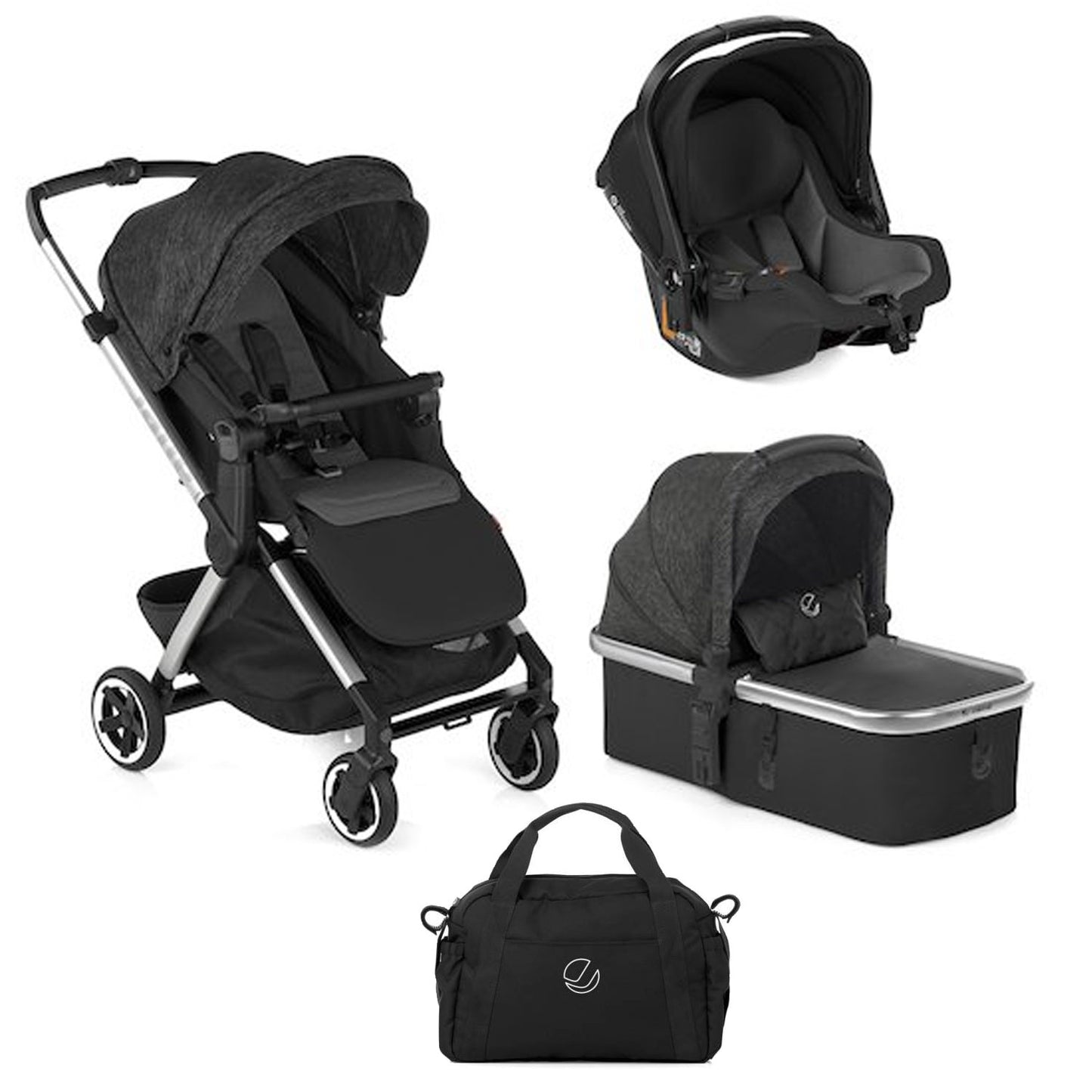 Janè - Trio Passeggino Newel + Micro Pro + Koos Isize R1 + Omaggio Valigetta "Kit Mamma 2023"