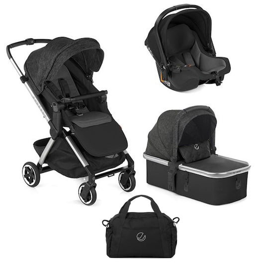 Janè - Newel 5-piece complete trio + Micro Pro carrycot + SA Koos Isize R1 I-Size + Bag