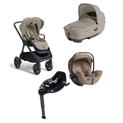 Joie - Trio Con Passeggino Finiti +Navicella Calmi + S.A. I Level Recline + Base Omaggio