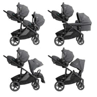 Joie Signature - Trio Gemellare Versiti con 2 sedute, 2 Ramble XL e 2 Sprint I size