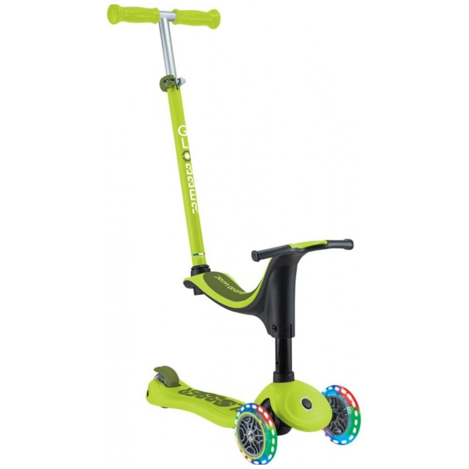 Globber - Monopattino Go Up Sporty A 3 Ruote Con Sedile