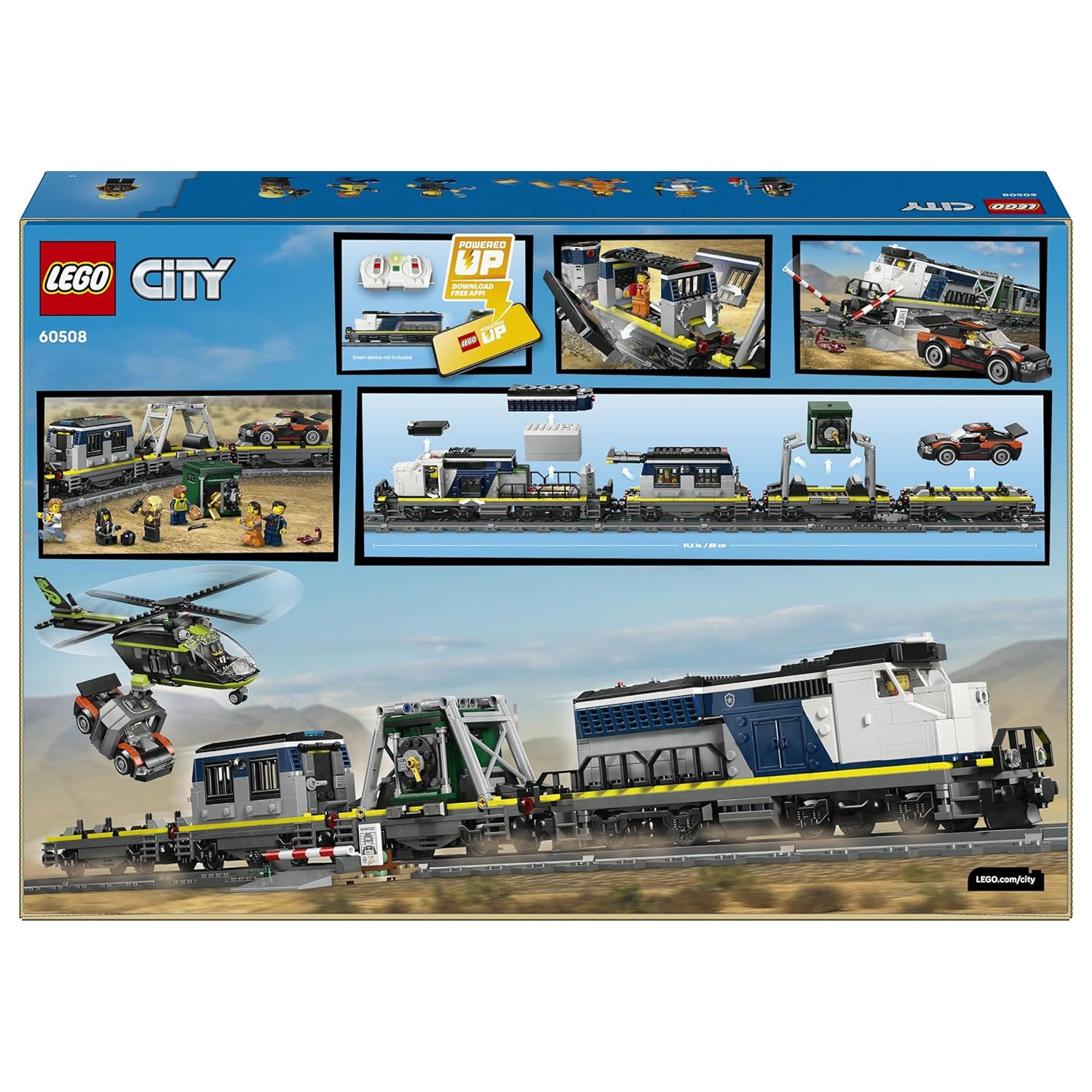 LEGO - City Trains Rapina Al Treno Della Polizia 60508