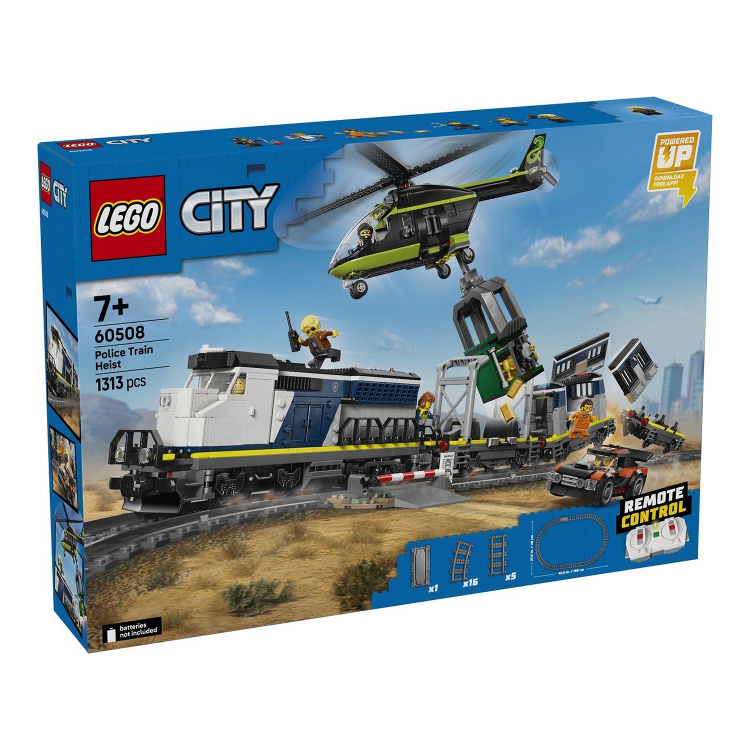 LEGO - City Trains Rapina Al Treno Della Polizia 60508