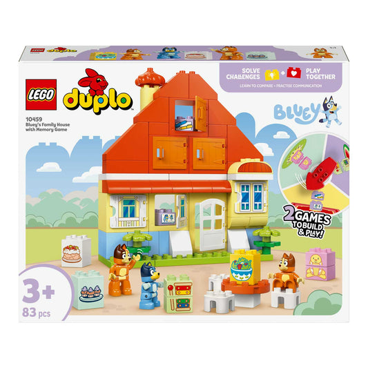 LEGO - Duplo Bluey Casa Della Famiglia Di Bluey Con Gioco Di Memoria 10459