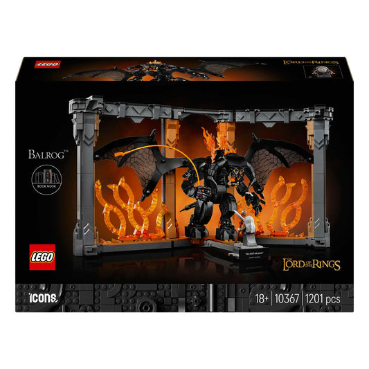 LEGO - Icons Il Signore degli Anelli: Book Nook del Balrog 10367