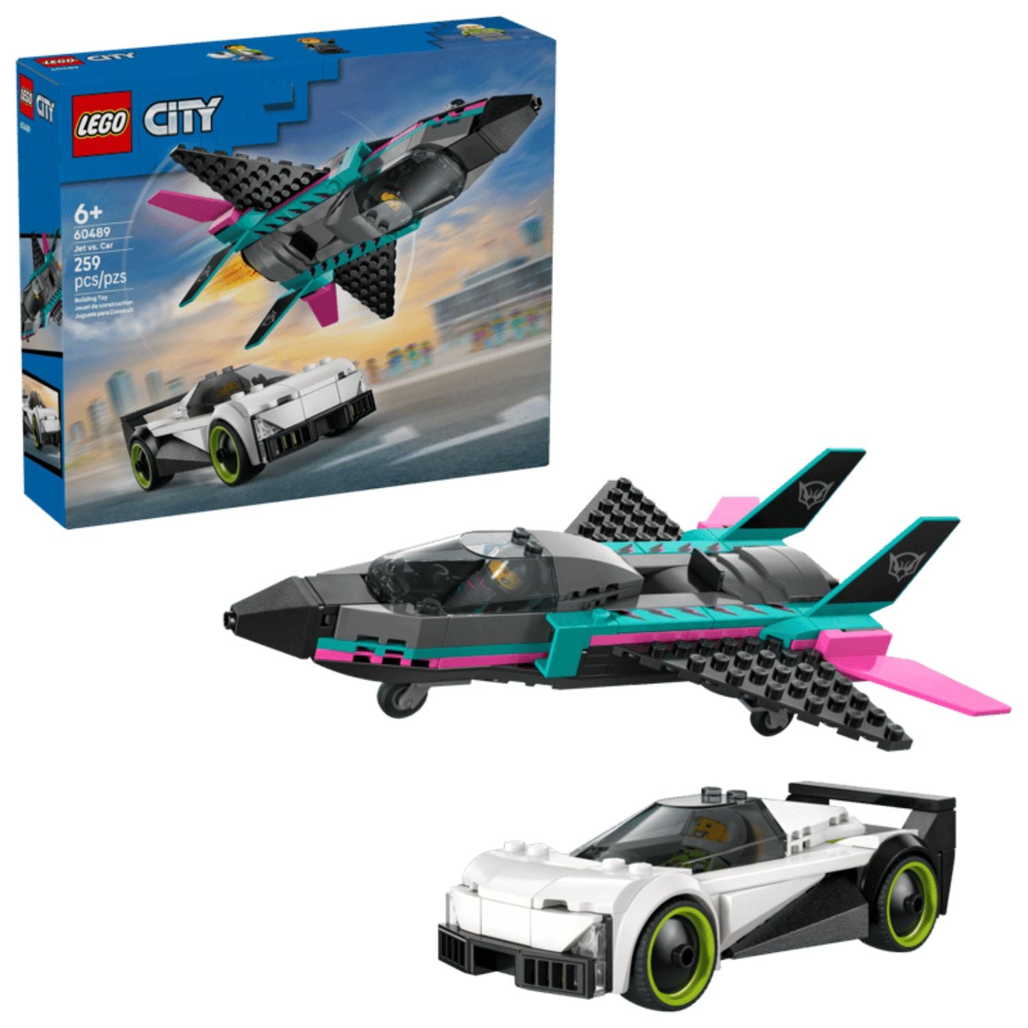 LEGO - Jet contro Auto sportiva 60489