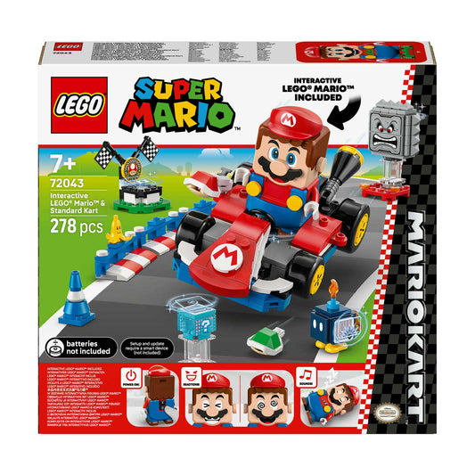 LEGO - Super Mario Mario Kart: Mario Interattivo E Kart Standard 72043