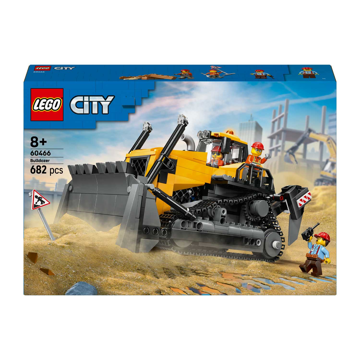 LEGO - City Big Vehicles Bulldozer Giallo 60466