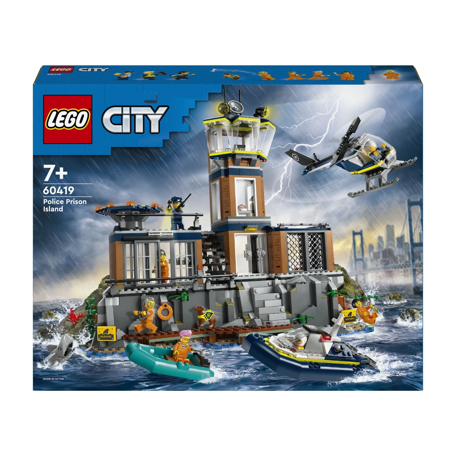 LEGO - City Police Prigione Sull'Isola Della Polizia 60419