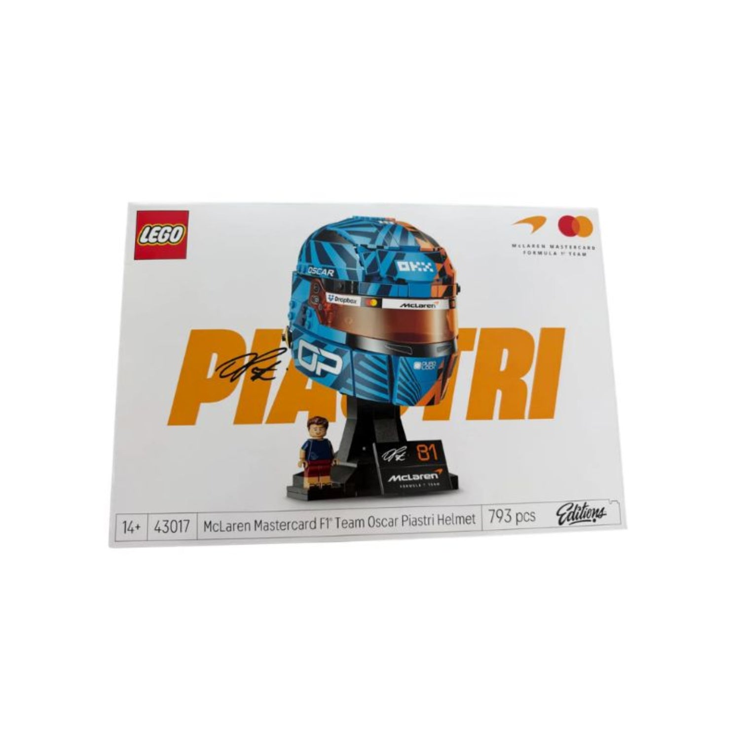 LEGO - Editions Vehicles Oscar Piastri Casco 43017