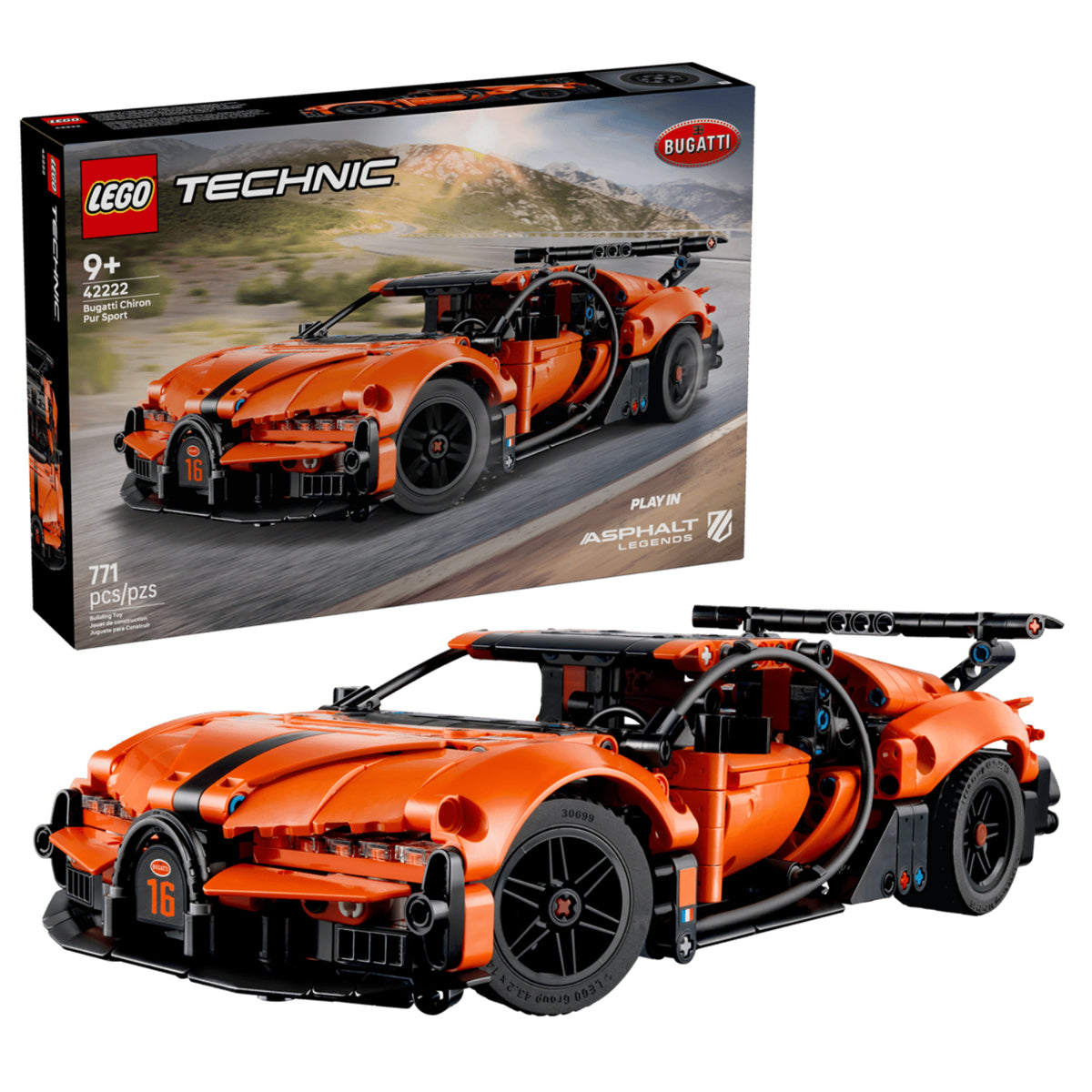 LEGO - Hyper Car Bugatti Chiron Pur Sport 42222