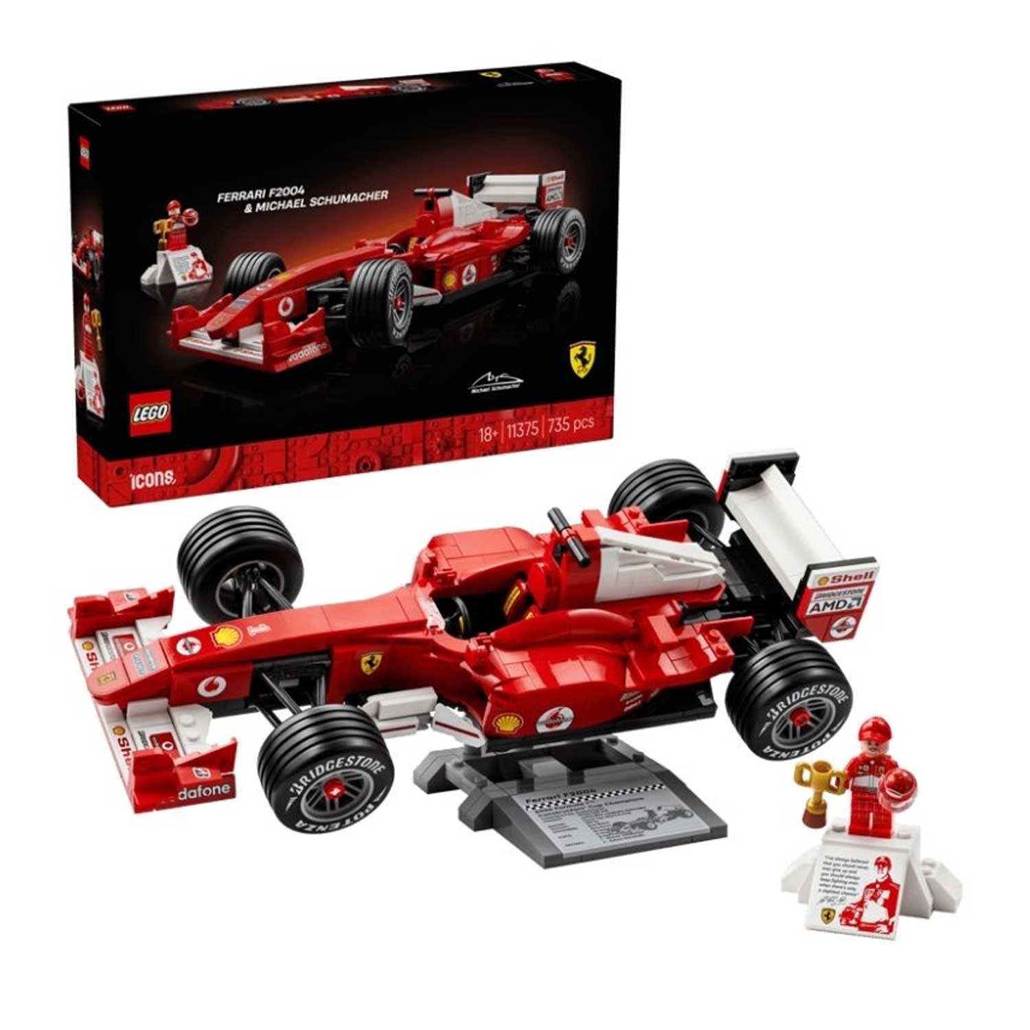 LEGO - Icons Ferrari F2004 E Michael Schumacher 11375
