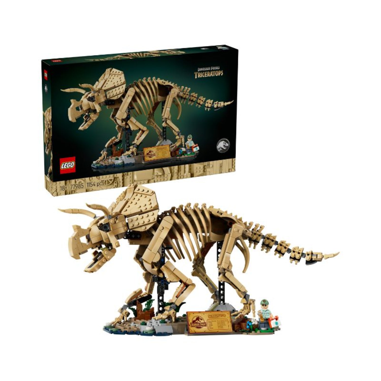 LEGO - Jurassic World Lo Scheletro Di Stegosauro 77985