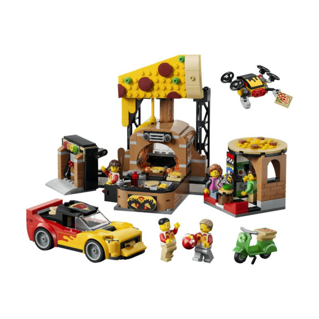 LEGO - My City Centro Di Consegna Pizze Con Veicoli 60496