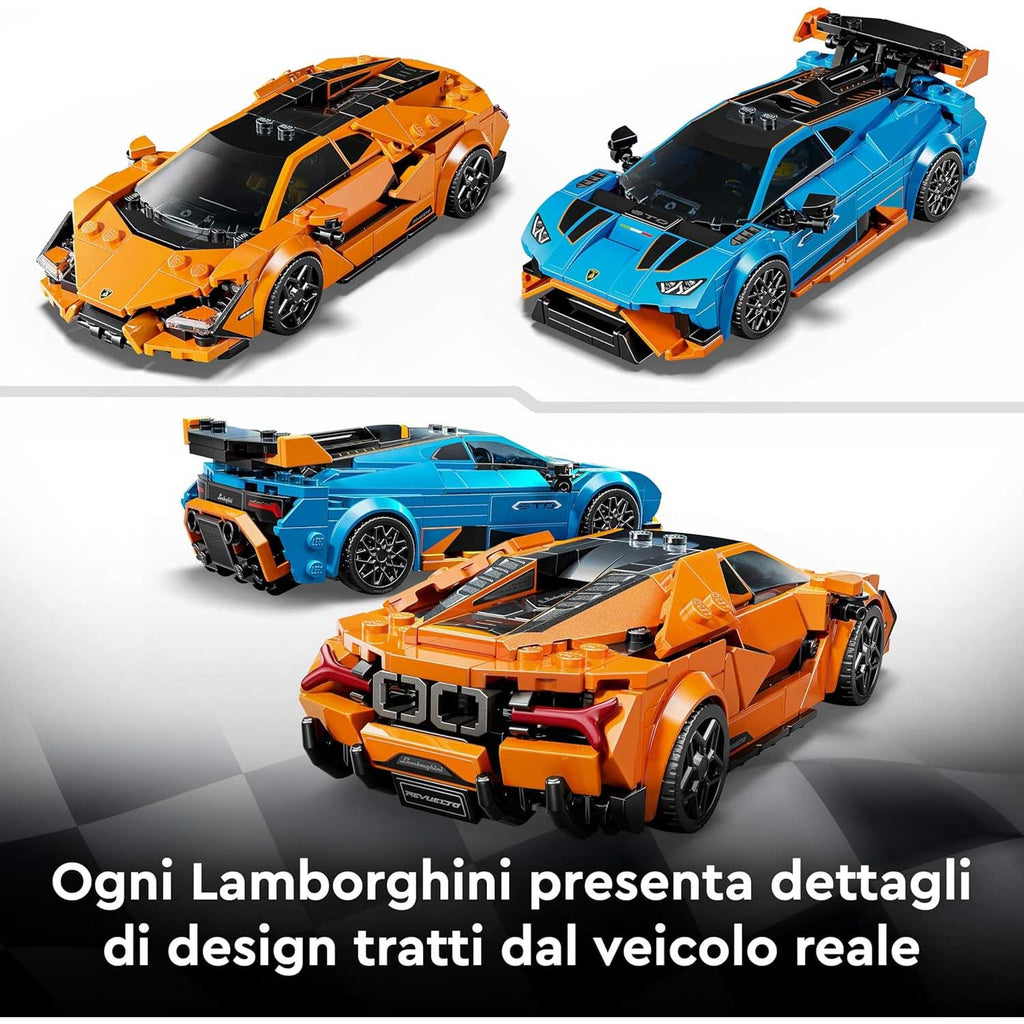LEGO - Speed Champions Lamborghini Revuelto E Huraca Sto 77238