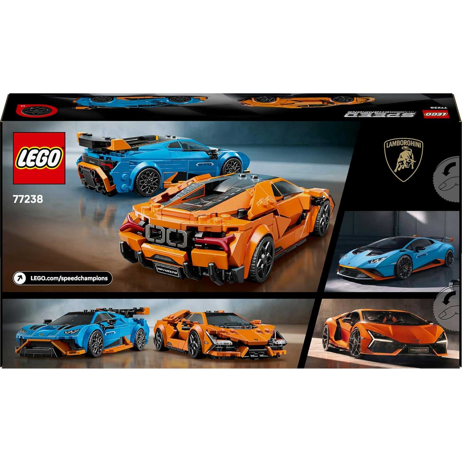 LEGO - Speed Champions Lamborghini Revuelto E Huraca Sto 77238