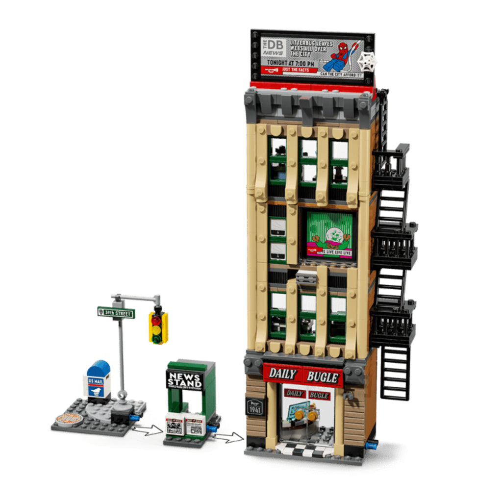 LEGO - Spider-Man vs Mysterio il Daily Bugle 76342