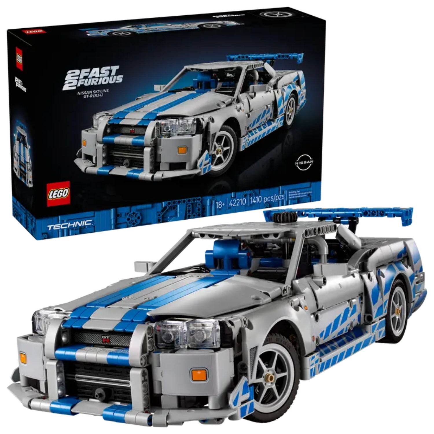 LEGO - Technic Auto Nissan Skyline GT-R R34 2 Fast 2 Furious 42210