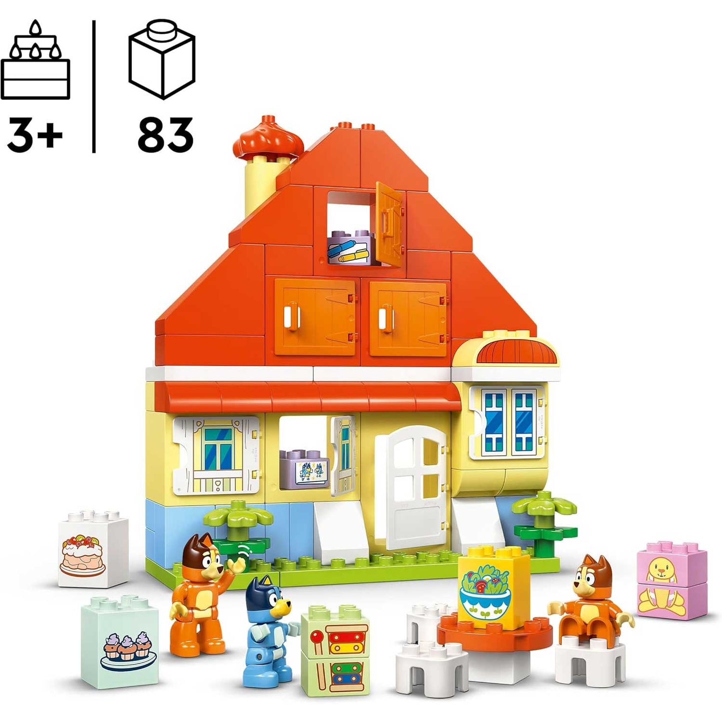 Lego - Duplo Bluey Casa Della Famiglia Di Bluey Con Gioco Di Memoria 10459