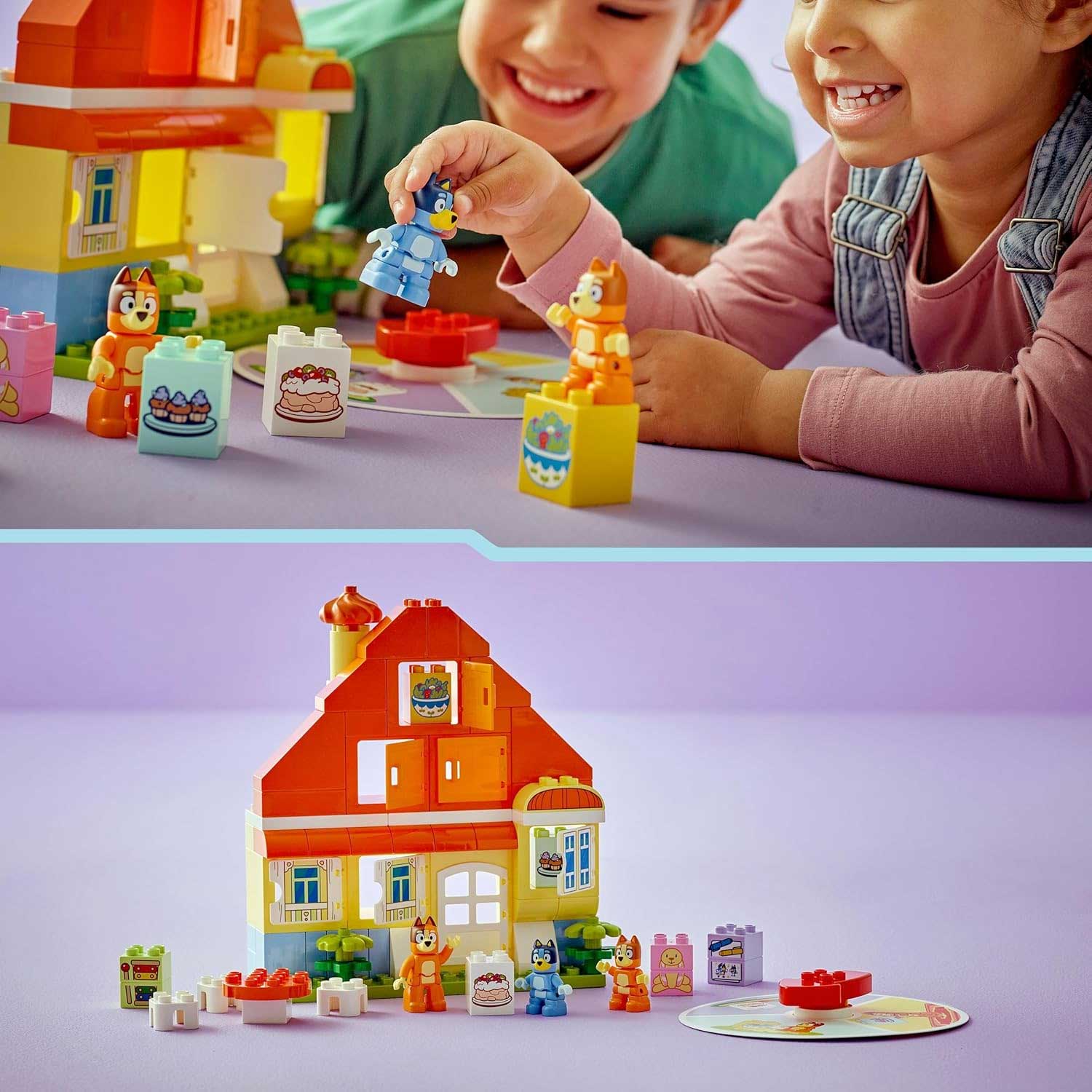 LEGO - Duplo Bluey Casa Della Famiglia Di Bluey Con Gioco Di Memoria 10459