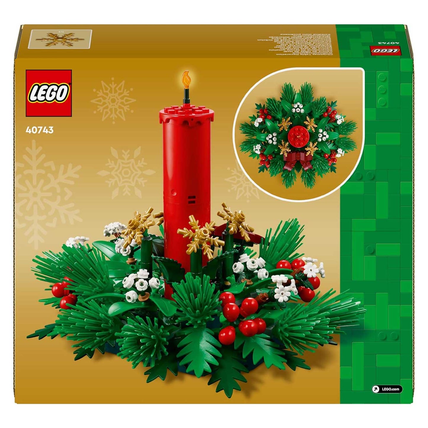 Lego - Lel Seasons And Occasions Decorazione Da Tavolo Natalizia 40743
