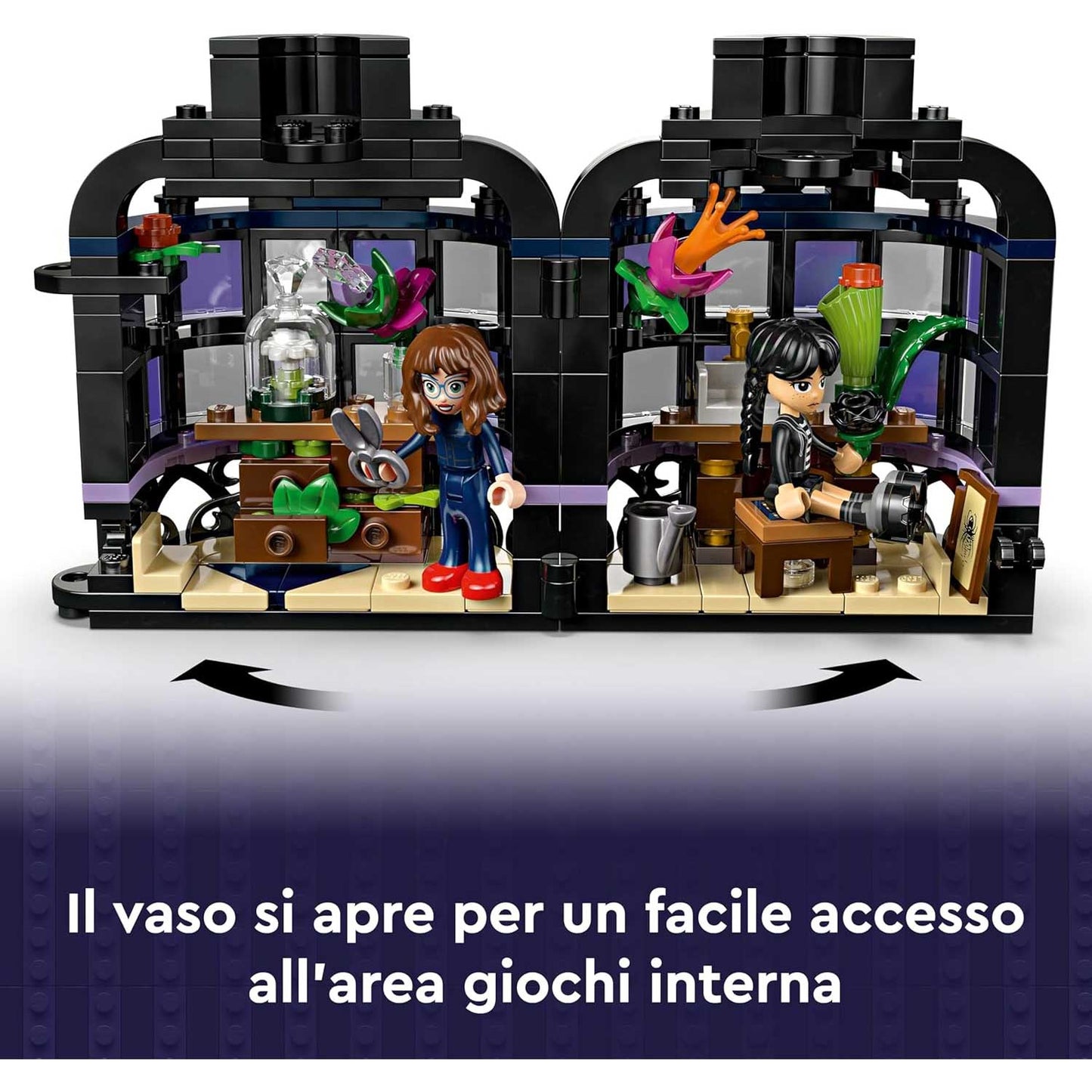 Lego - Wednesday Fiore Di Dalia Nero 76784