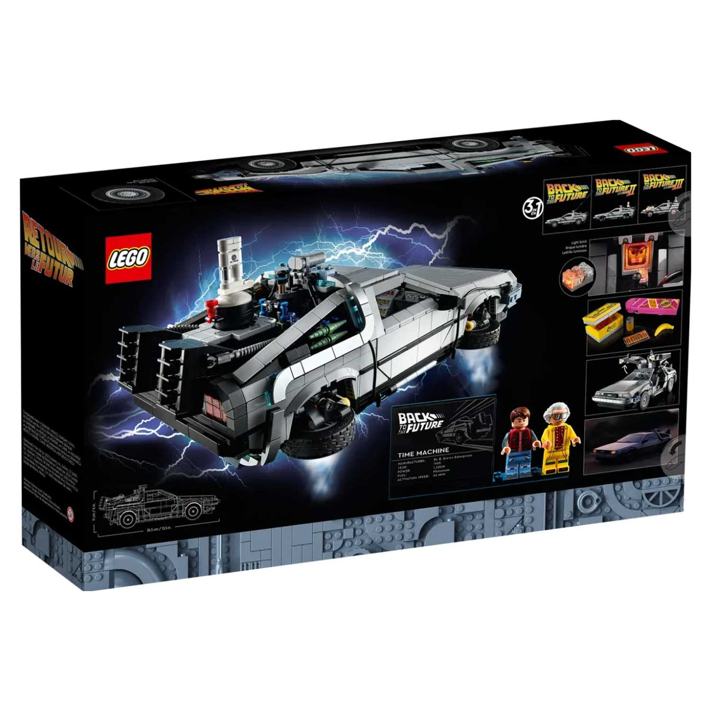 Lego - Creator LEGO Macchina del tempo Ritorno al futuro 10300