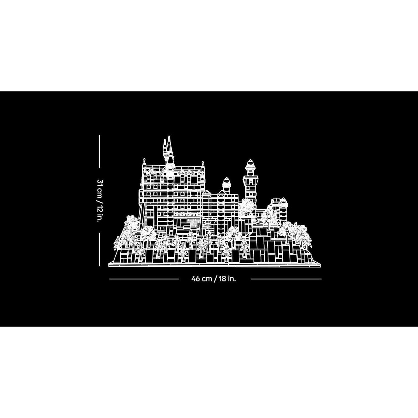 Lego - Linea Architecture: Castello di Neuschwanstein 21063