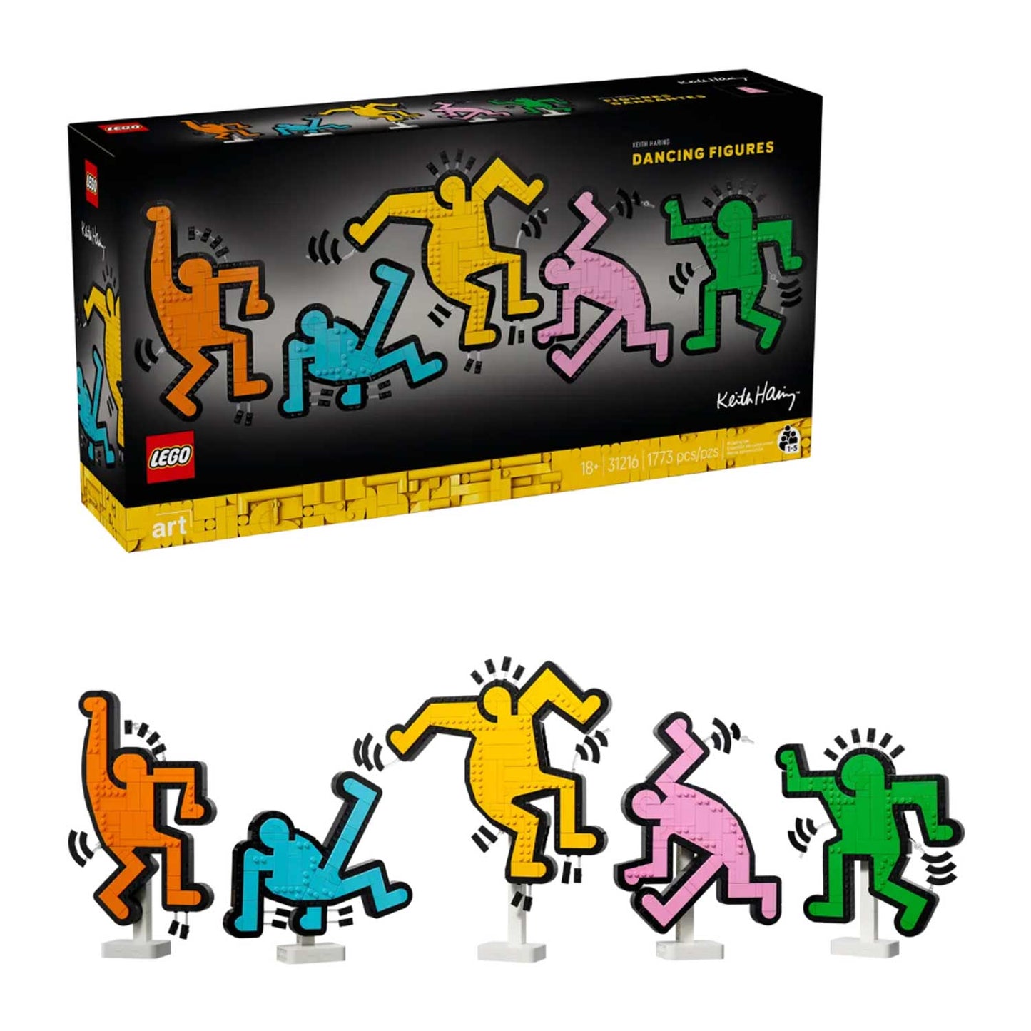 Lego - Linea Art Keith Haring Figure Danzanti 31216