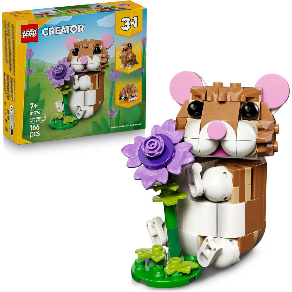 LEGO - Creator Simpatico Criceto Con Fiore 31376