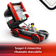 LEGO - City Autotrasportatore F1 con monoposto RB20 e AMR24 F1 60445