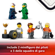 LEGO - City Autotrasportatore F1 con monoposto RB20 e AMR24 F1 60445