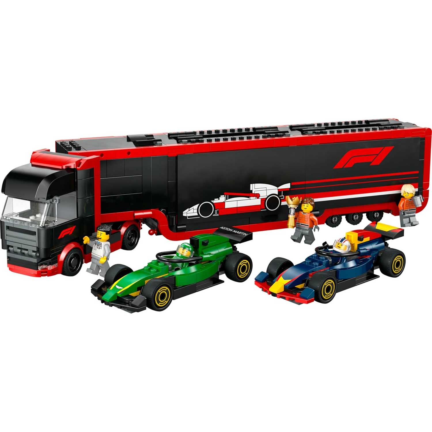 LEGO - City Autotrasportatore F1 con monoposto RB20 e AMR24 F1 60445