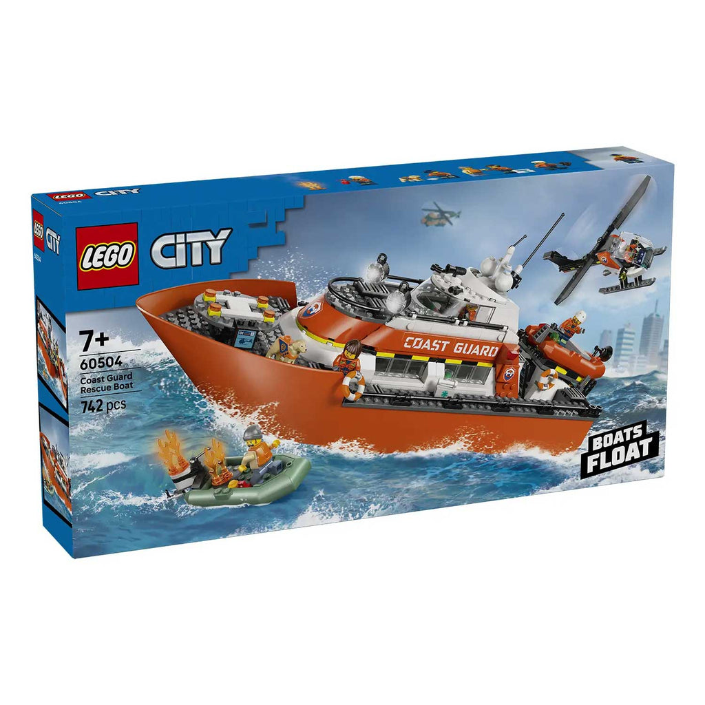 LEGO - City Exploration Motoscafo Di Soccorso Ed Elicottero Della Guardia Costiera 60504