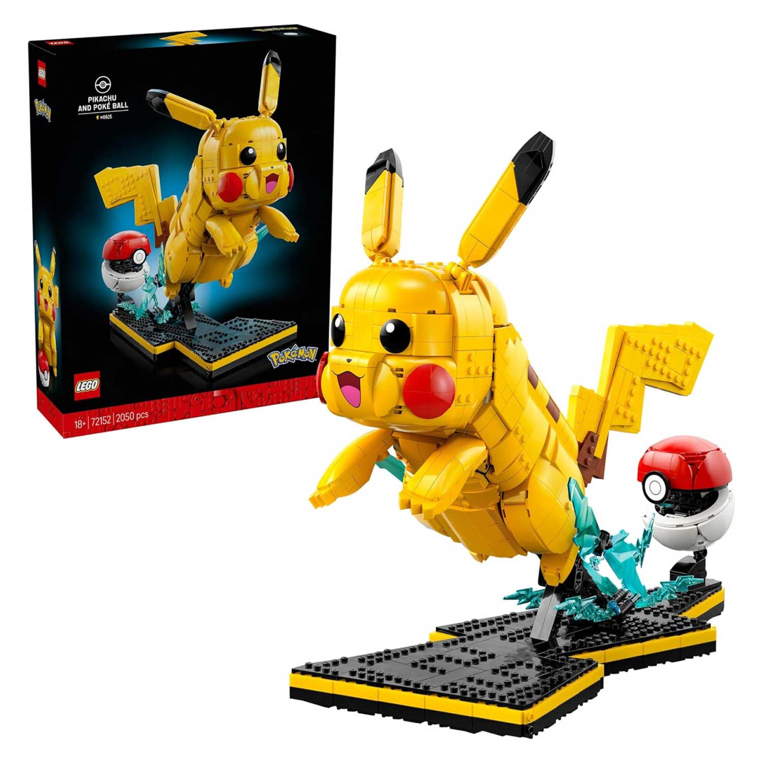 LEGO - Pokemon Pikachu E Poke Ball 72152