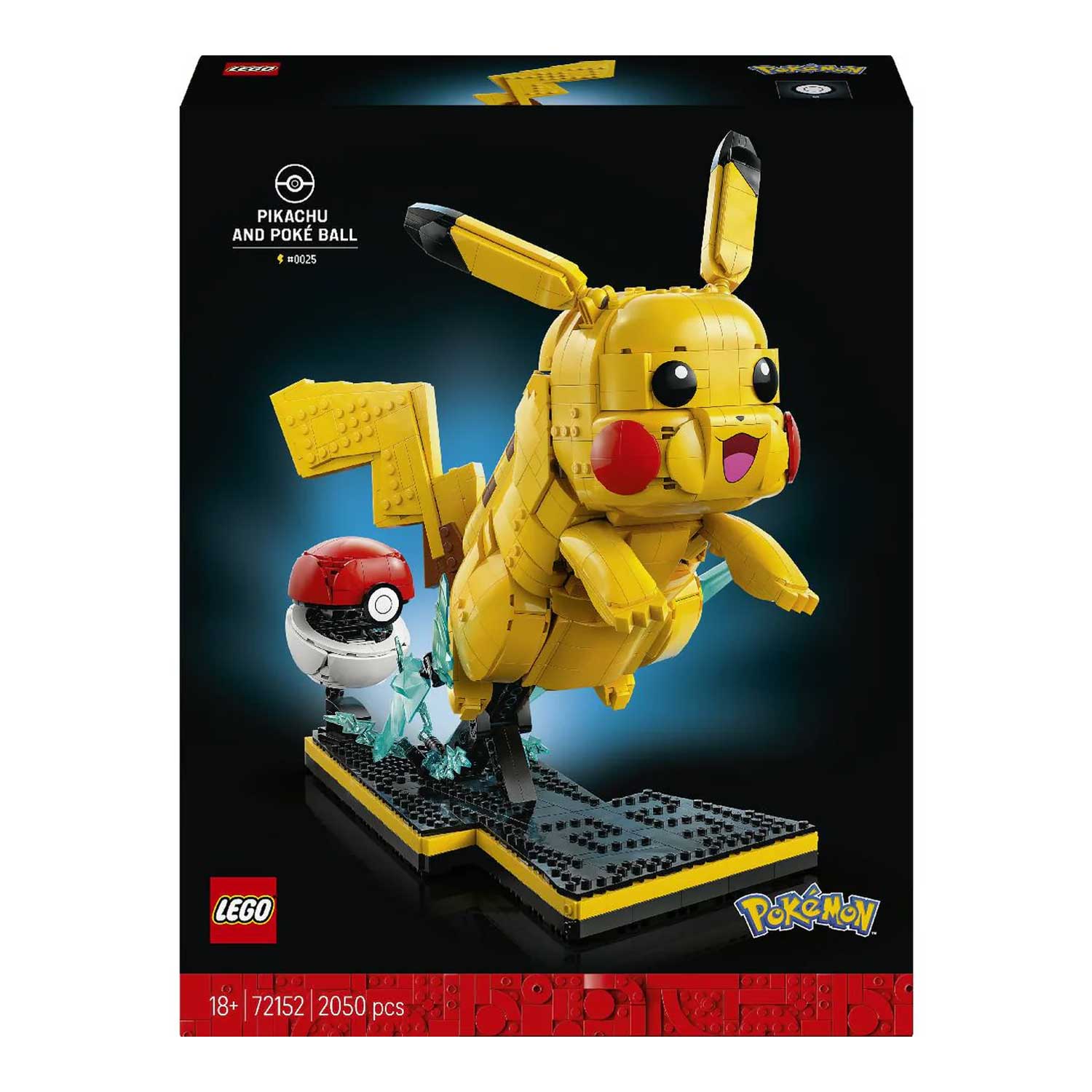 LEGO - Pokemon Pikachu E Poke Ball 72152