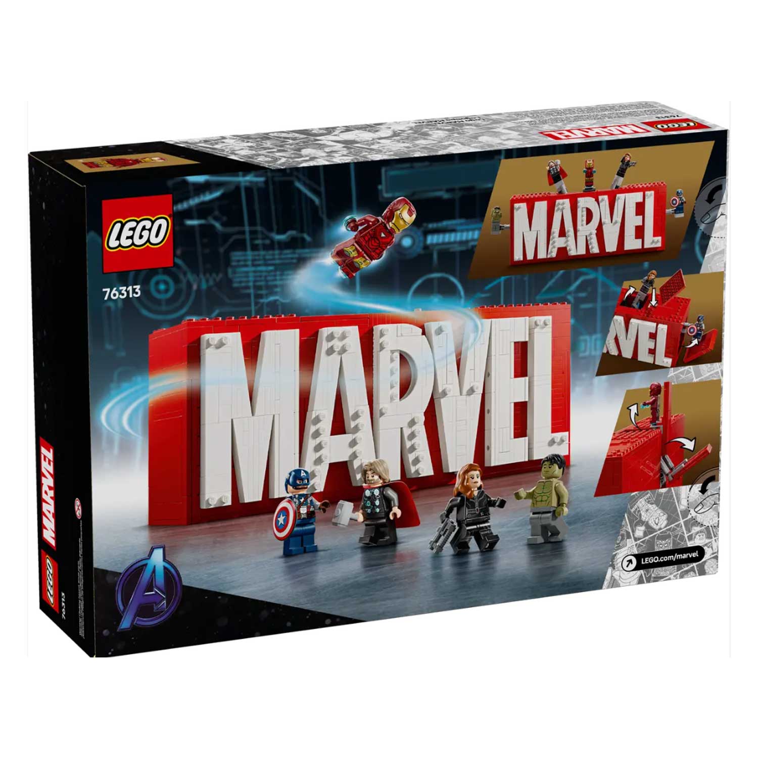 LEGO - Logo E Minifigure Marvel 76313
