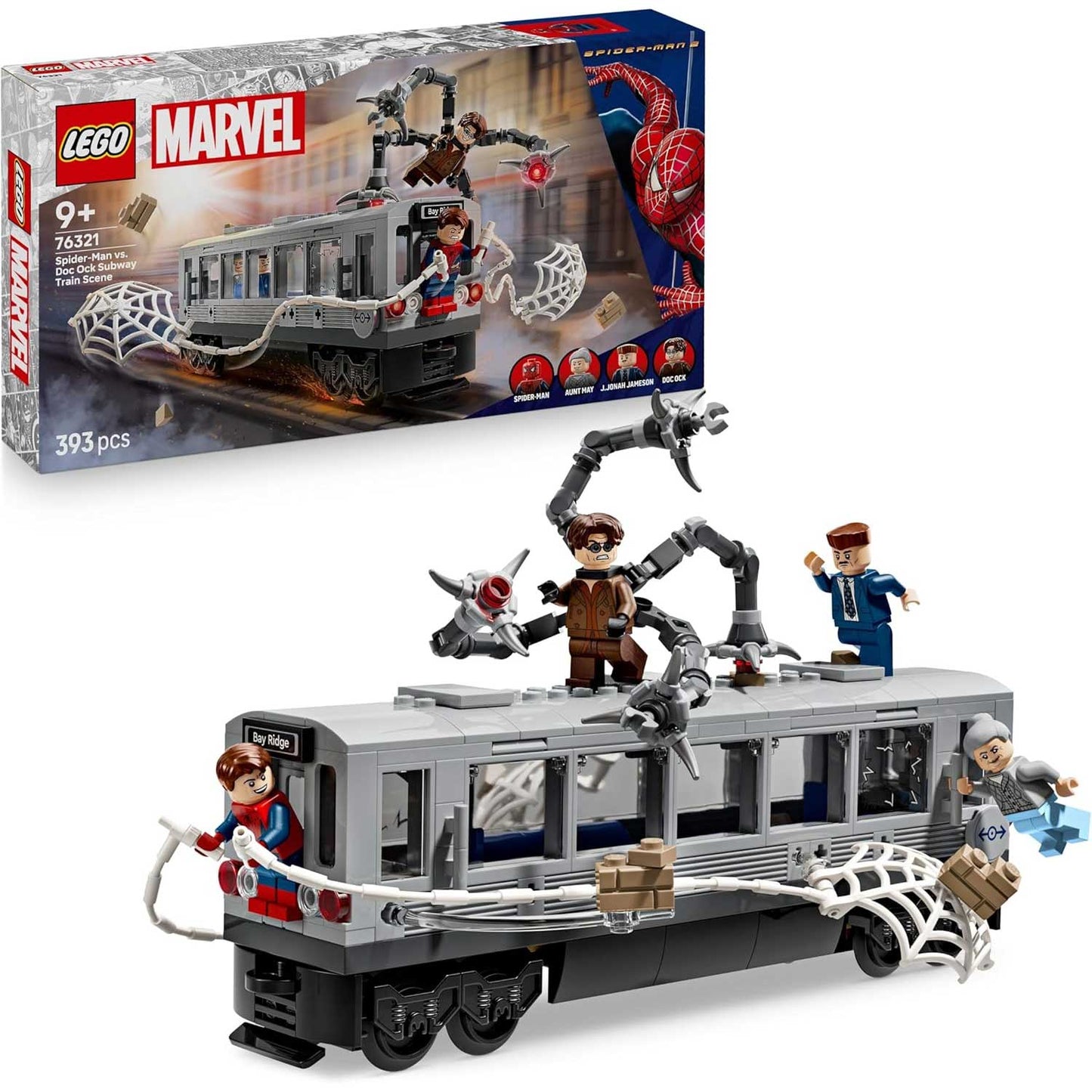 Lego - Super Heroes Marvel Spider-Man Contro Doc Ock: Duello Sul Treno 76321