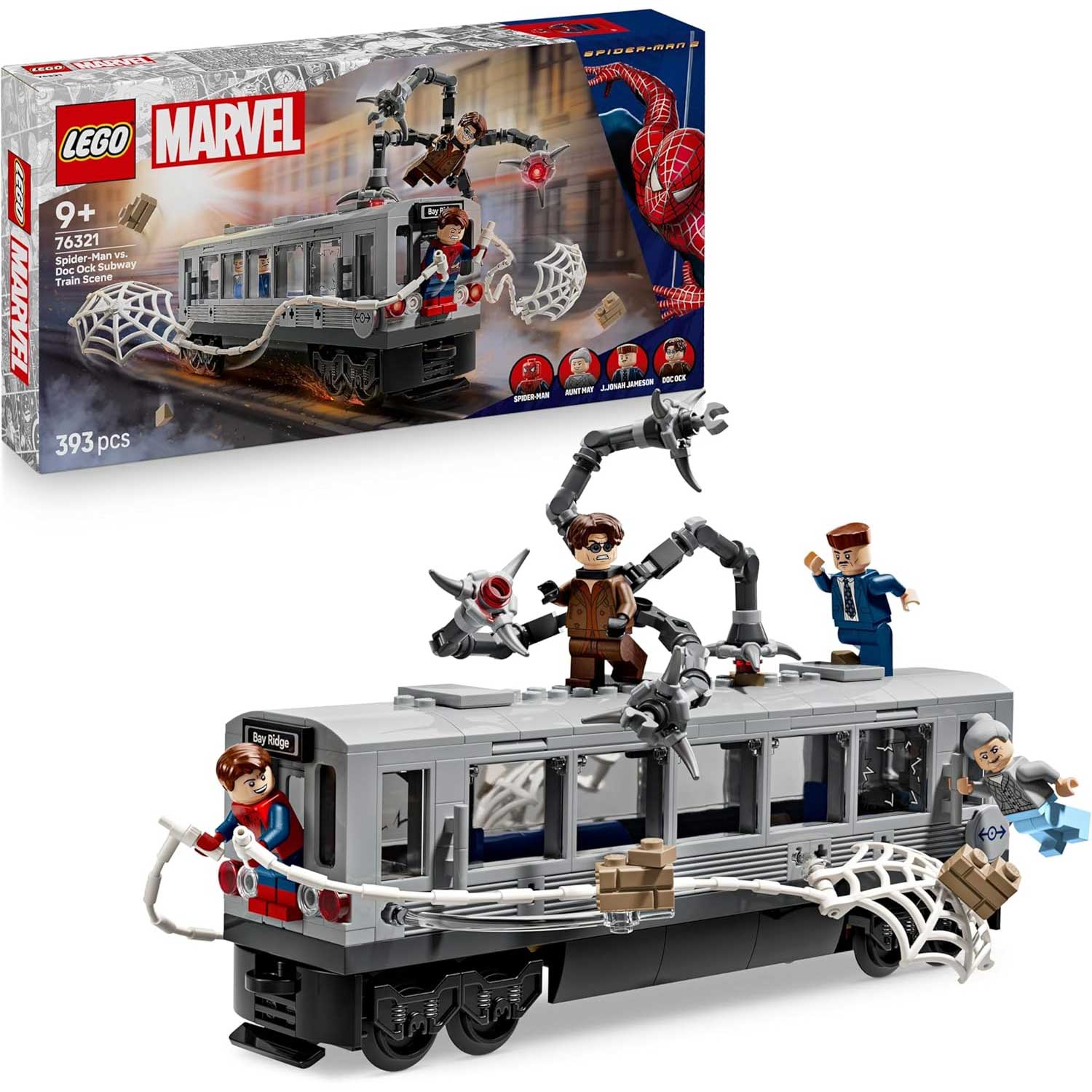 LEGO - Super Heroes Marvel Spider-Man Contro Doc Ock: Duello Sul Treno 76321